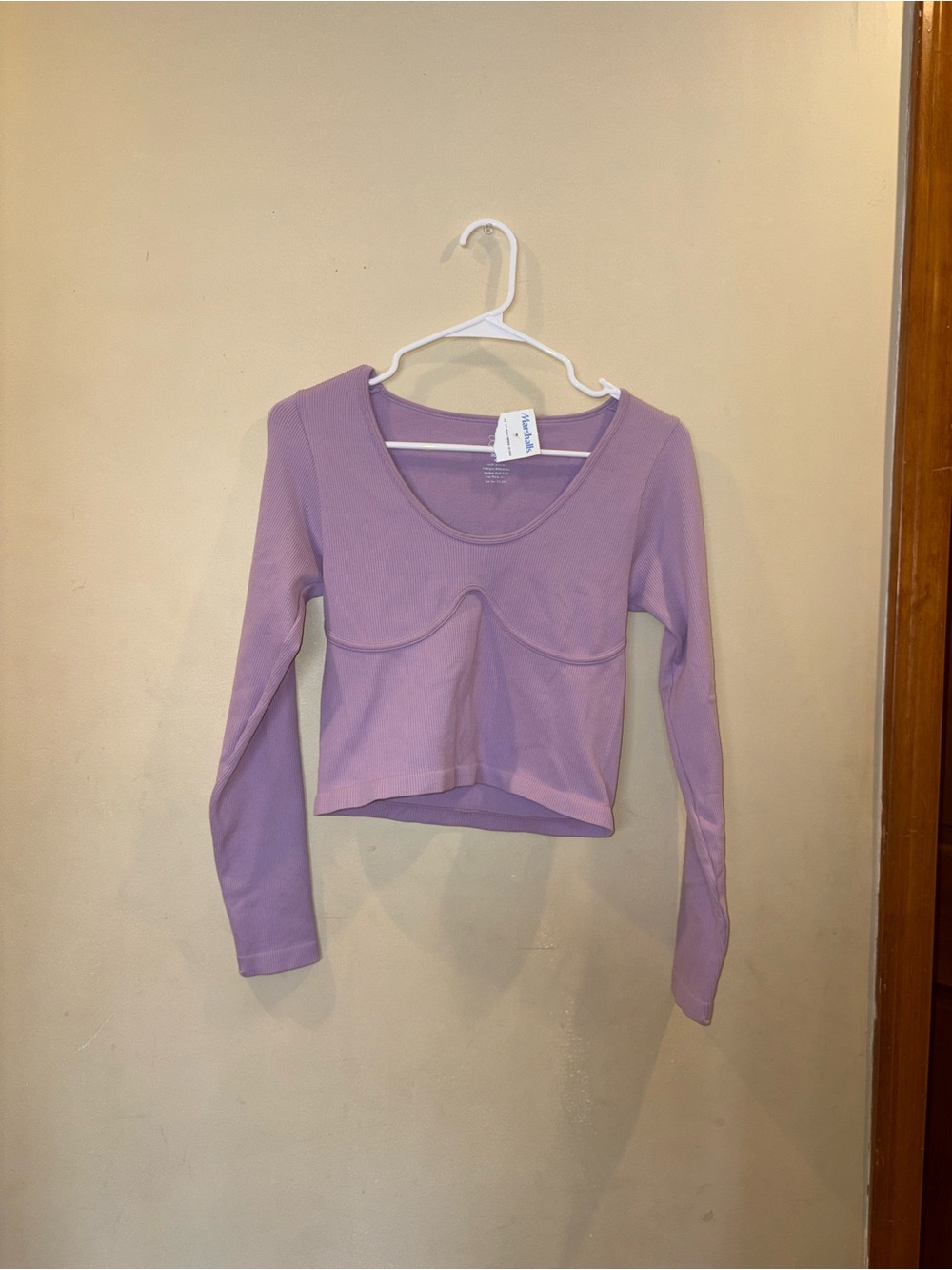 Aura Long-Sleeve Crop Top